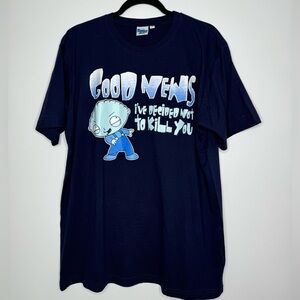 Family Guy graphic bavy blue t-shirt size large